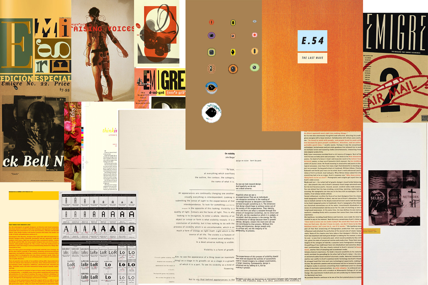One Page Website Moodboard